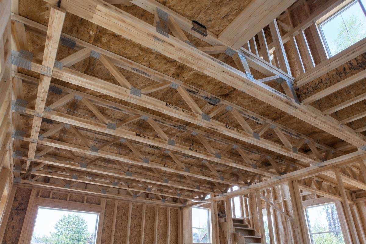 Floor Truss Systems by US National Truss, Fort Pierce, Florida truss manufacturer serving the Treasure Coast (illustrative image)